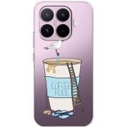 Прозорий чохол BoxFace Xiaomi 17T Segull in Cofee Pool