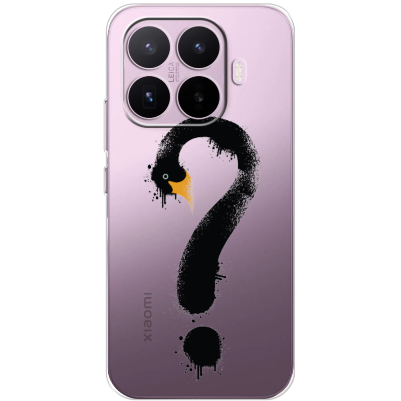 Прозорий чохол BoxFace Xiaomi 17T Swan question