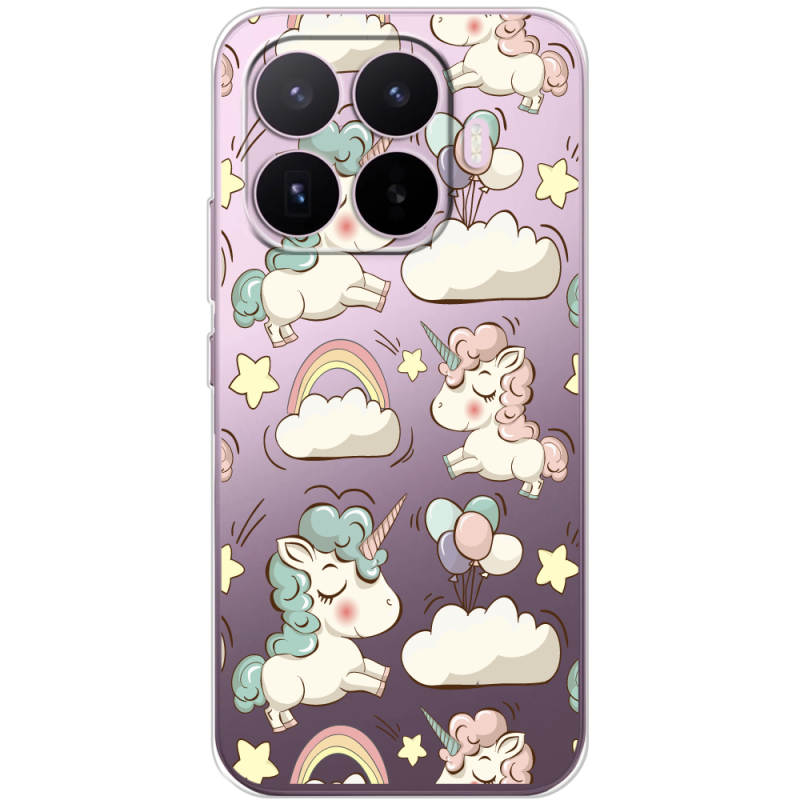 Прозорий чохол BoxFace Xiaomi 17T Unicorns