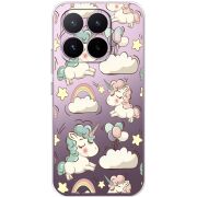 Прозорий чохол BoxFace Xiaomi 17T Unicorns