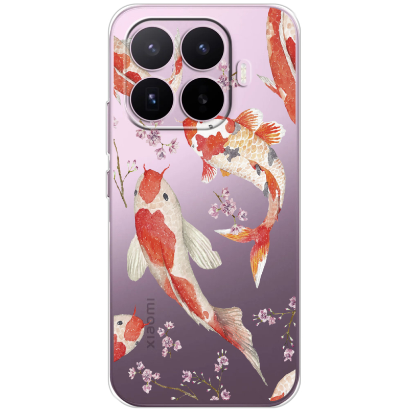 Прозорий чохол BoxFace Xiaomi 17T Japanese Koi Fish