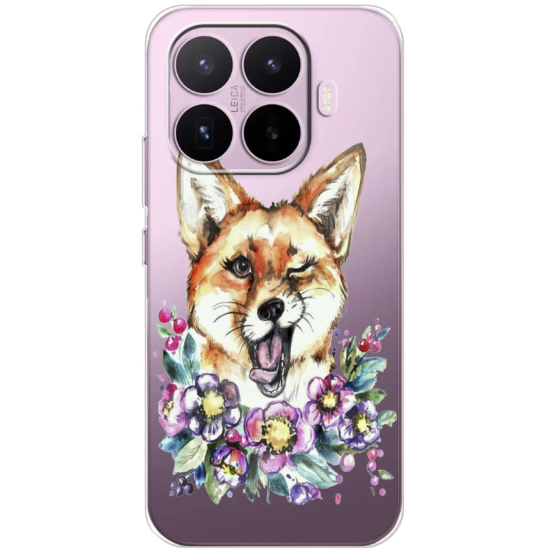 Прозорий чохол BoxFace Xiaomi 17T Winking Fox