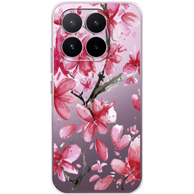Прозорий чохол BoxFace Xiaomi 17T Pink Magnolia