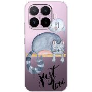 Прозорий чохол BoxFace Xiaomi 17T Just Love