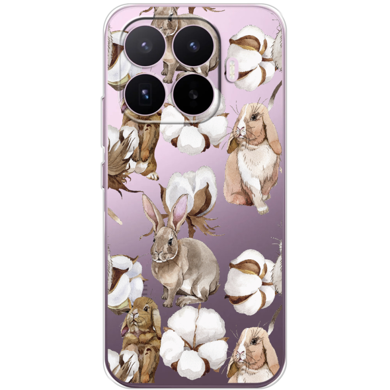 Прозорий чохол BoxFace Xiaomi 17T Cotton and Rabbits