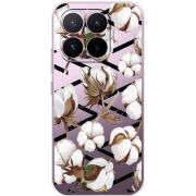 Прозорий чохол BoxFace Xiaomi 17T Cotton flowers