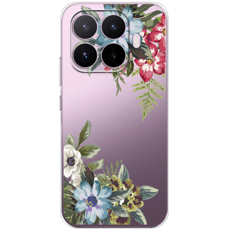 Прозорий чохол BoxFace Xiaomi 17T Floral