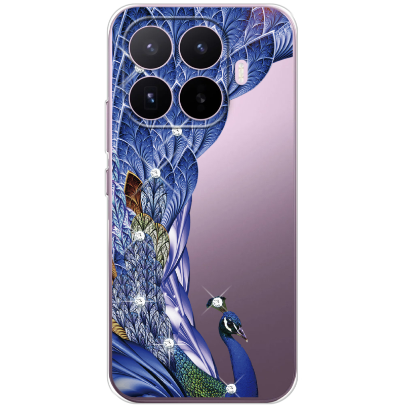 Чохол зі стразами Xiaomi 17T Peafowl