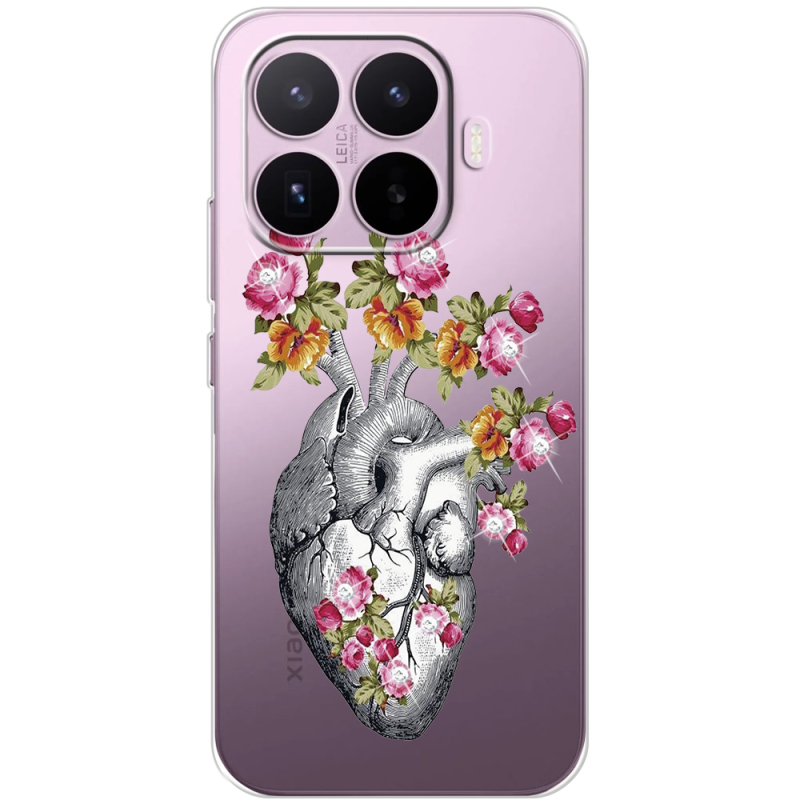 Чохол зі стразами Xiaomi 17T Heart