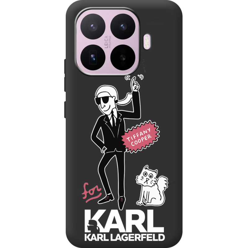 Чорний чохол BoxFace Xiaomi 17T For Karl