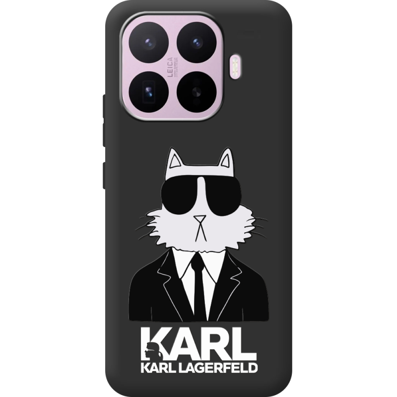 Чорний чохол BoxFace Xiaomi 17T Cat in Black