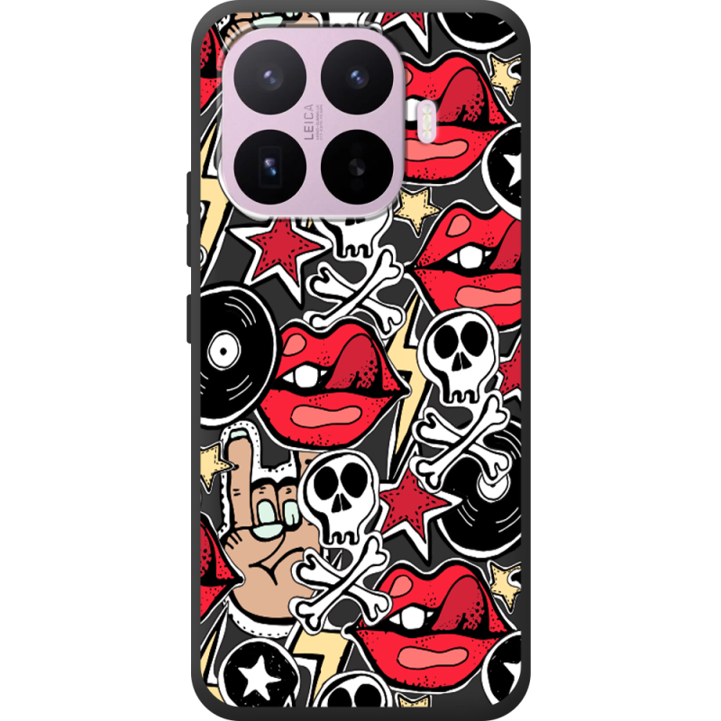 Чорний чохол BoxFace Xiaomi 17T Rock Graffiti