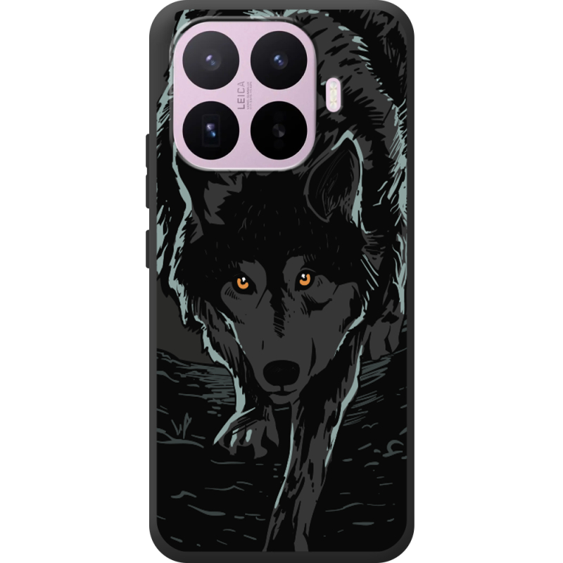 Чорний чохол BoxFace Xiaomi 17T Wolf