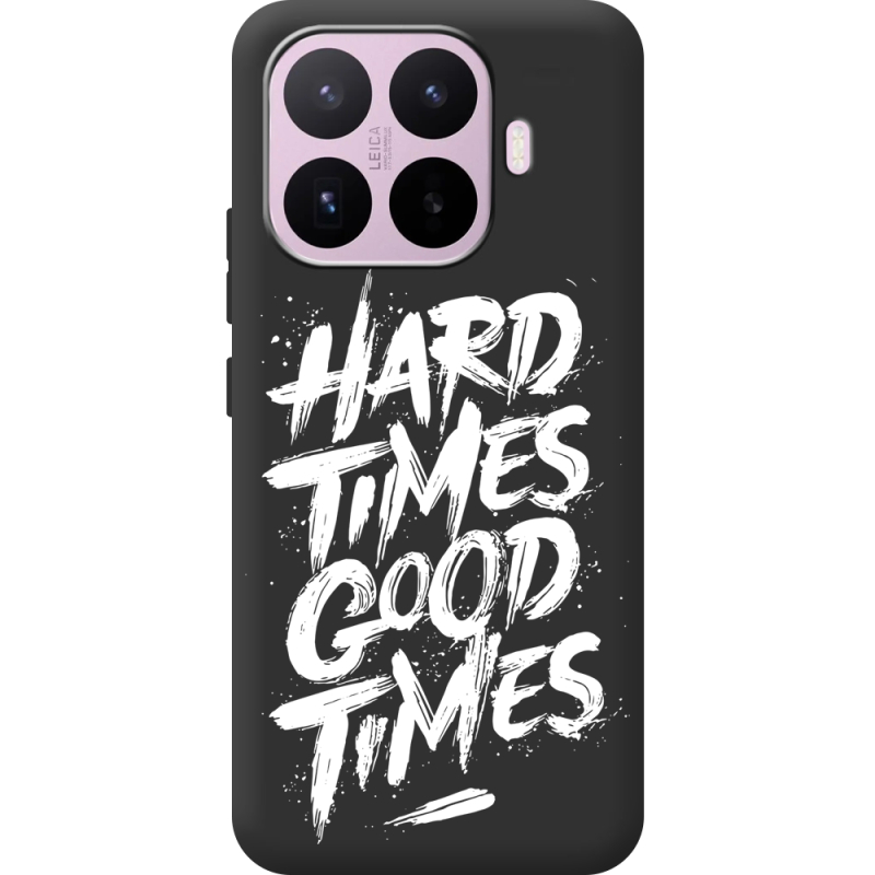 Чорний чохол BoxFace Xiaomi 17T Hard Times Good Times