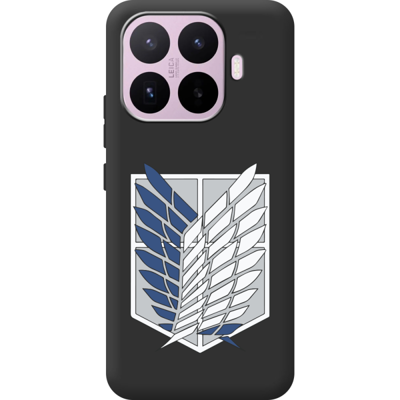 Чорний чохол BoxFace Xiaomi 17T Атака Титанов Крылья Свободы