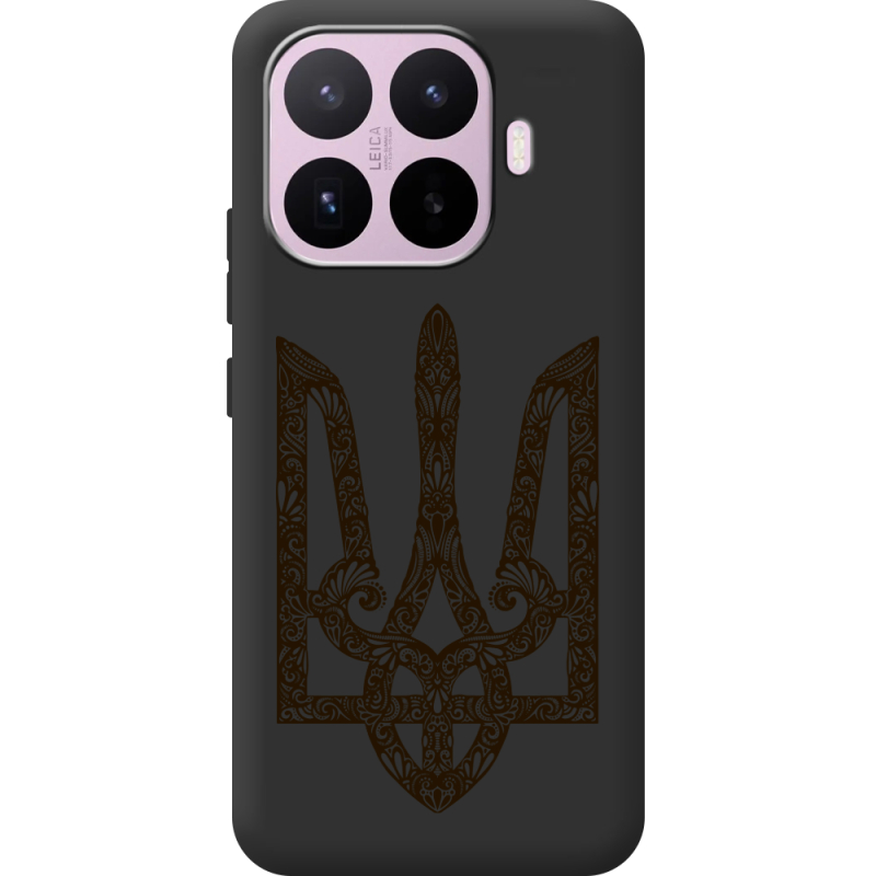 Чорний чохол BoxFace Xiaomi 17T Ukrainian Trident
