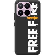 Чорний чохол BoxFace Xiaomi 17T Free Fire White Logo