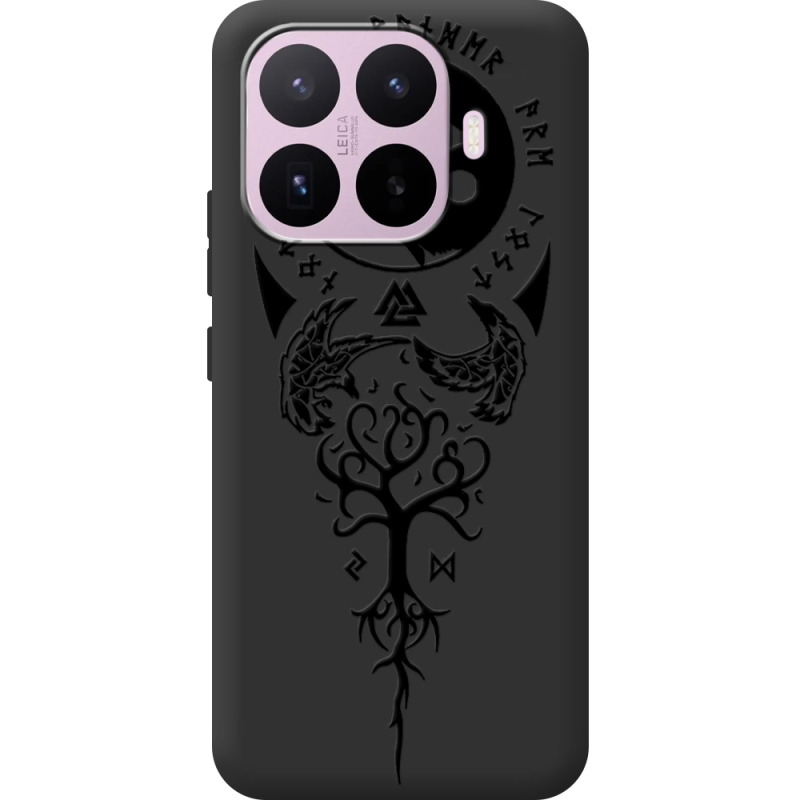Чорний чохол BoxFace Xiaomi 17T Hugin and Munin