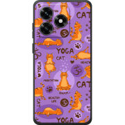 Чехол BoxFace Honor X5c Plus Yoga Cat