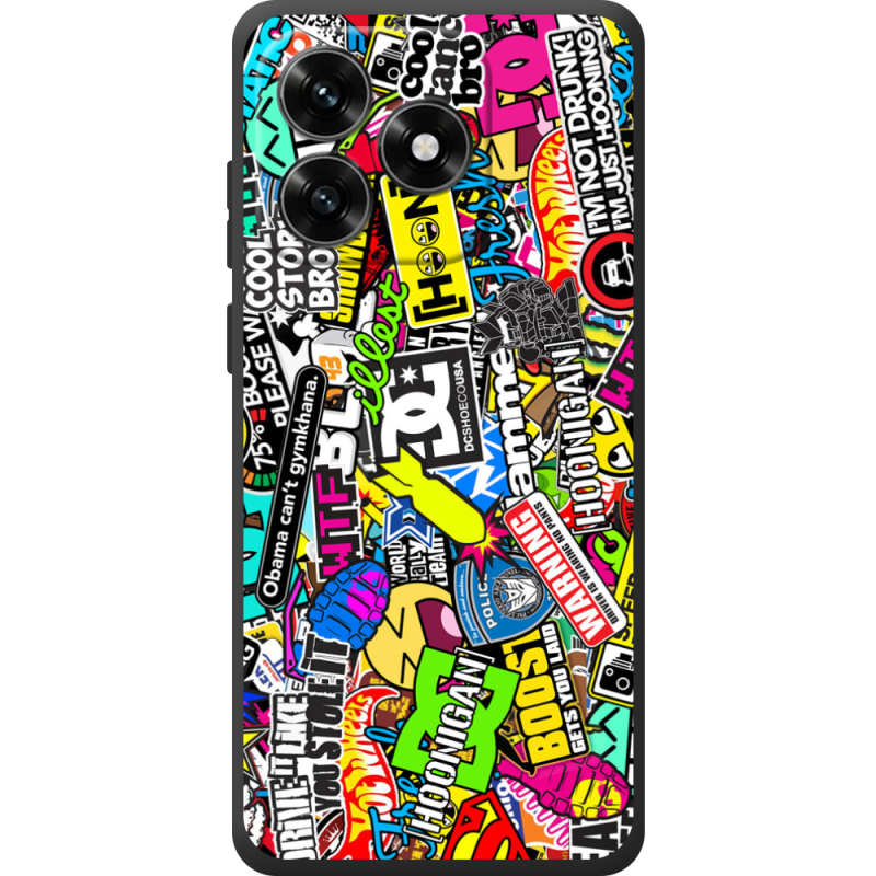 Чехол BoxFace Honor X5c Plus Multicolored Inscriptions