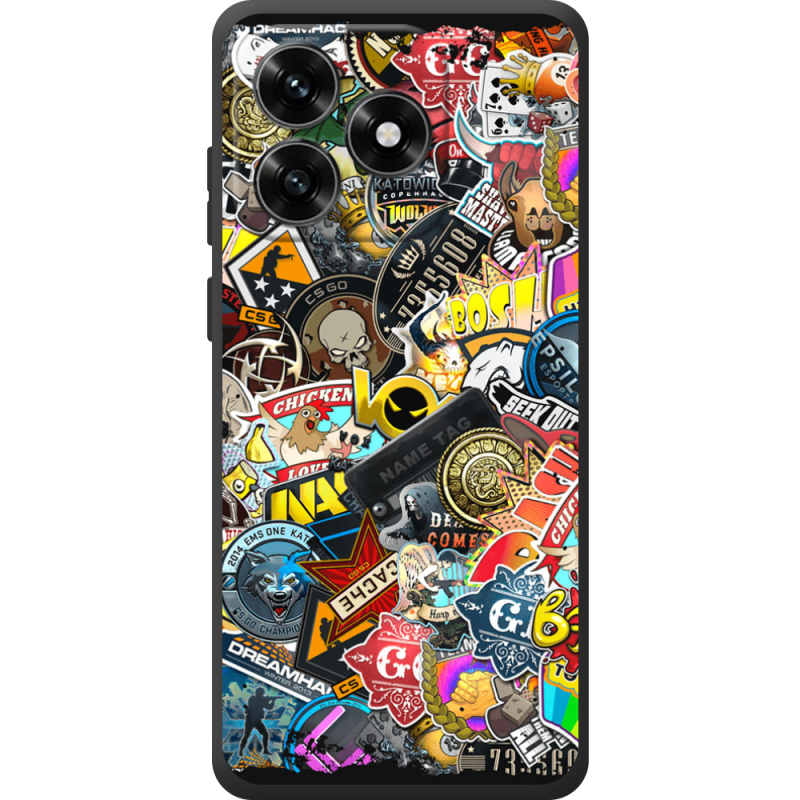 Чехол BoxFace Honor X5c Plus CS:Go Stickerbombing