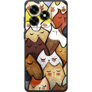Чехол BoxFace Honor X5c Plus Sleepy Cats