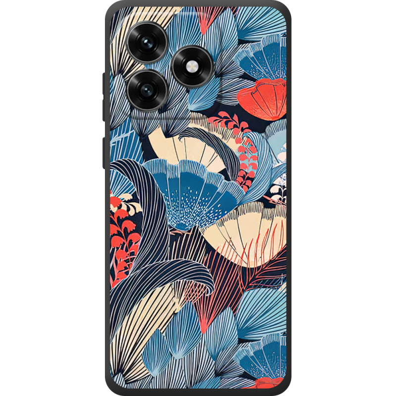 Чехол BoxFace Honor X5c Plus Blue Herb