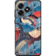 Чехол BoxFace Honor X5c Plus Blue Herb