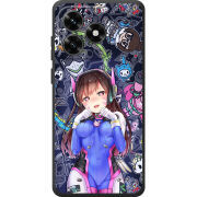 Чехол BoxFace Honor X5c Plus Overwatch D.VA