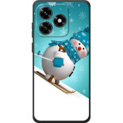 Чехол BoxFace Honor X5c Plus Skier Snowman