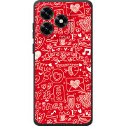 Чехол BoxFace Honor X5c Plus Happy Valentines