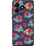 Чехол BoxFace Honor X5c Plus Flying Elephants