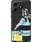 Прозрачный чехол BoxFace Honor X5c Plus City Girl
