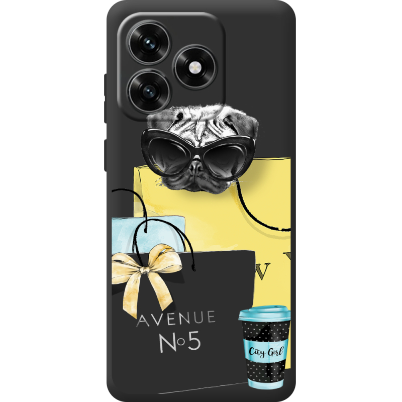 Прозрачный чехол BoxFace Honor X5c Plus Fashion Pug