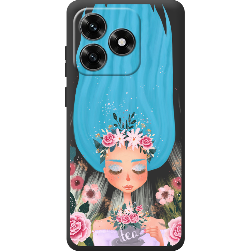 Прозрачный чехол BoxFace Honor X5c Plus Blue Hair