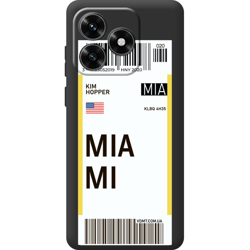 Прозрачный чехол BoxFace Honor X5c Plus Ticket Miami