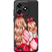 Прозрачный чехол BoxFace Honor X5c Plus Mouse Girls