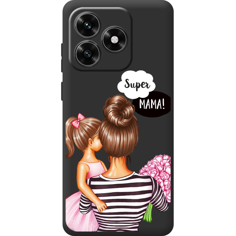 Прозрачный чехол BoxFace Honor X5c Plus Super Mama and Daughter