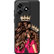Прозрачный чехол BoxFace Honor X5c Plus Queen and Princess