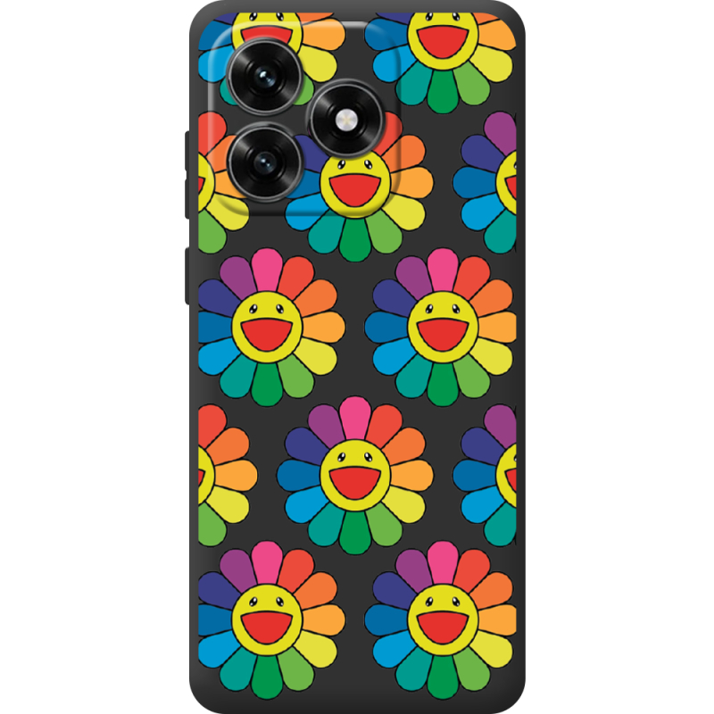 Прозрачный чехол BoxFace Honor X5c Plus Hippie Flowers