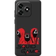 Прозрачный чехол BoxFace Honor X5c Plus siquid game люди в красном