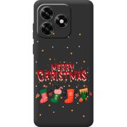 Прозрачный чехол BoxFace Honor X5c Plus Merry Christmas
