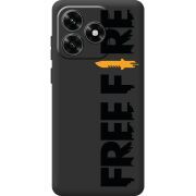 Прозрачный чехол BoxFace Honor X5c Plus Free Fire Black Logo