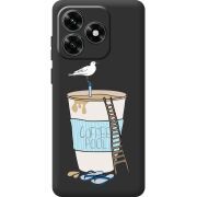 Прозрачный чехол BoxFace Honor X5c Plus Segull in Cofee Pool