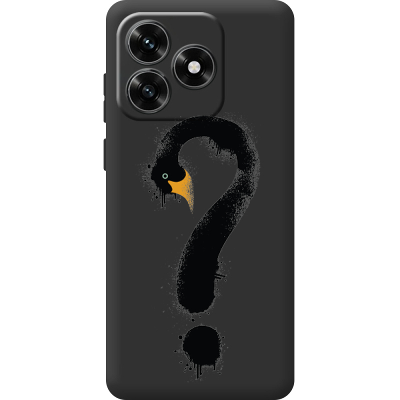 Прозрачный чехол BoxFace Honor X5c Plus Swan question