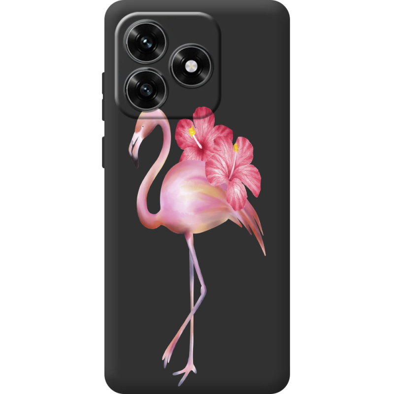 Прозрачный чехол BoxFace Honor X5c Plus Floral Flamingo