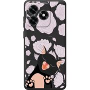 Прозрачный чехол BoxFace Honor X5c Plus Meow