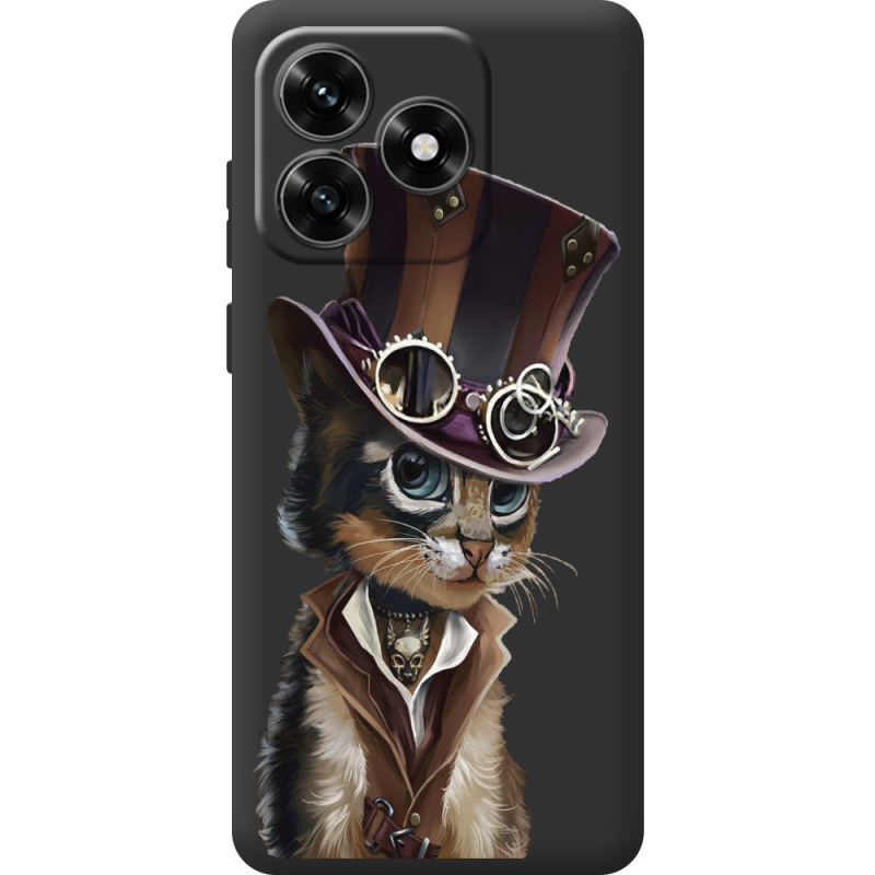 Прозрачный чехол BoxFace Honor X5c Plus Steampunk Cat