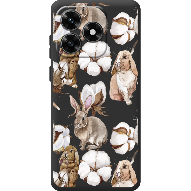 Прозрачный чехол BoxFace Honor X5c Plus Cotton and Rabbits