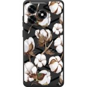 Прозрачный чехол BoxFace Honor X5c Plus Cotton flowers